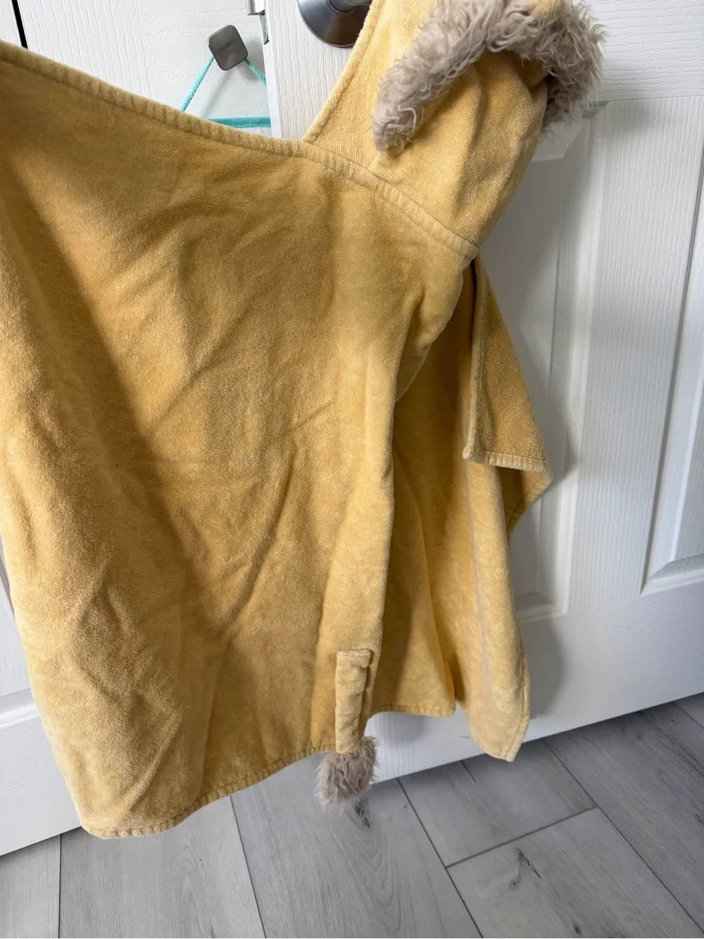 West Elm plush hooded